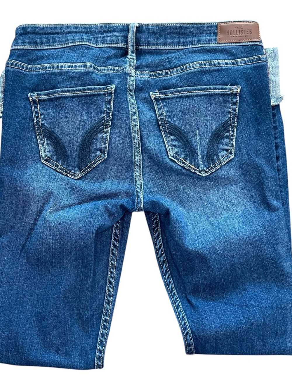 Hollister Distressed Low Rise Skinny Crop Jeans Size 1R - Picture 4 of 8